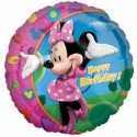 BFK Balon foliowy 18" CIR - "Minnie Happy Birthday"