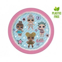 ZTA Talerzyki papierowe LOL Surprise, 18 cm, 8 szt. (plastic-free) KK