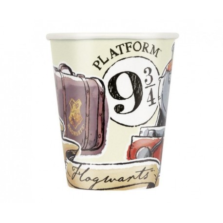 ZKU Kubeczki pap. Harry Potter, 250 ml. 8 szt.