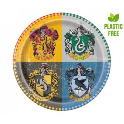 ZTA Talerzyki papierowe "Harry Potter", 23 cm, 8 szt. (plastic-free) KK