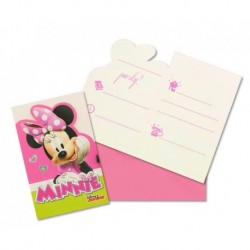 ZK Zaproszenia "Minnie Happy Helpers", 6 szt.