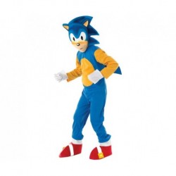 STDO Zestaw dla dzieci Sonic (kombinezon z nakładkami na buty, rękawice, maska), rozm. L