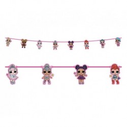 DEBA Banner papierowyLOL Glitterati, figurki, 160 cm KK