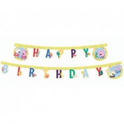 DEBA Banner Peppa Pig - Happy Birthday, 230 cm KK