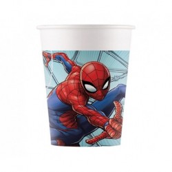 ZKU Kubeczki papierowe (WM) Spiderman Team Up, 200ml, 8 szt. (SUP label)