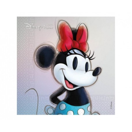 ZSE Serwetki papierowe Disney 100 - Minnie, 33x33 cm, 20 szt.