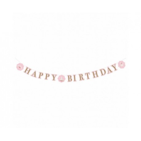 DEGI Girlanda pap. Princess for a Day, rozm. 170 x 15 cm