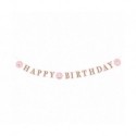 DEGI Girlanda pap. Princess for a Day, rozm. 170 x 15 cm