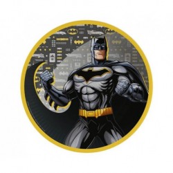 ZTA Talerzyki papierowe Batman okrągłe 23 cm, 8 szt.