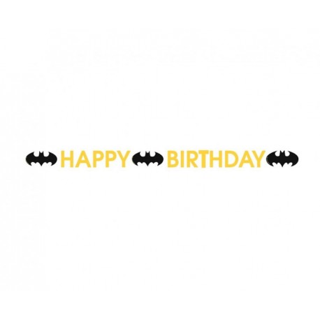 DEBA Banner Batman papier 180 x 11 cm