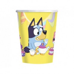 ZKU Kubeczki papierowe Bluey 250 ml, 8 szt.