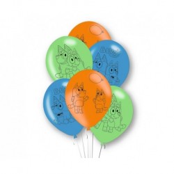 BL Balony Bluey 11", 27,5 cm, 6szt.
