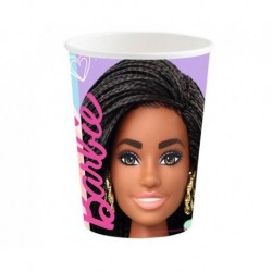 ZKU Kubeczki papierowe Barbie Sweet Life 250 ml, 8 szt.