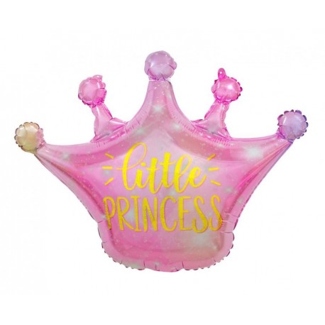BFK Balon foliowy Korona Little Princess, 63x50 cm KK