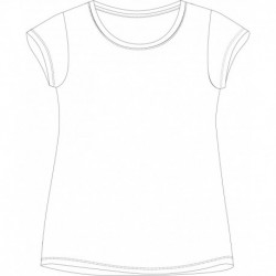 T-SHIRT DZIEWCZĘCY 52 02 3238
