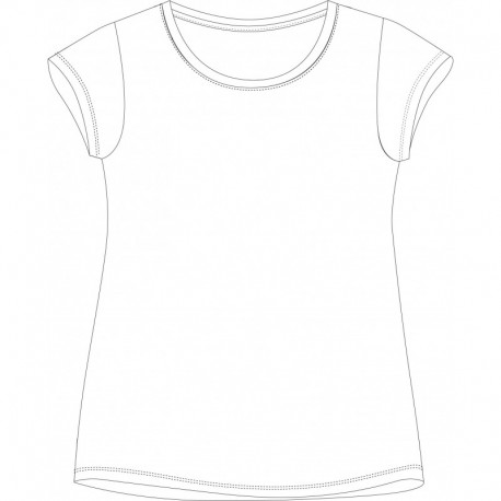 T-SHIRT DZIEWCZĘCY 52 02 3238