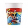 ZKU Kubeczki papierowe Mickey Jump Into Fun, 200 ml, 8 szt.