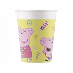 ZKU Kubeczki papierowe (WM), Peppa Pig Messy Play (Hasbro), 200ml, 8 szt. (SUP label) (numer do zamówień 93471)