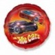 BFK Balon foliowy 18" FX - "Samochody Hot Cars" (okrągły), pakowany
