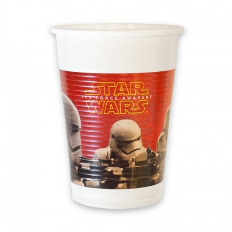 Kubeczki plastikowe - Star Wars The Force Awakens, 8 szt.