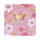 ZSE_POLMAK Serwetki Princess Crown, 33x33 cm, 20 szt.