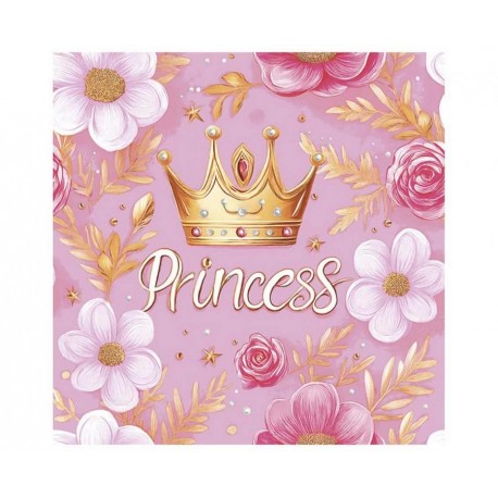 ZSE_POLMAK Serwetki Princess Crown, 33x33 cm, 20 szt.