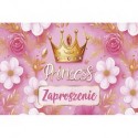 ZK_POLMAK Zaproszenie Princess, 160x95 cm z kopertą, 10 szt.