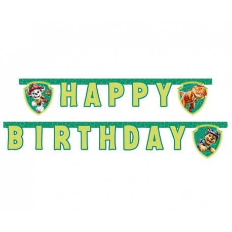 Banner urodzinowy Psi Patrol Happy Birthday (FSC)