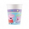 Kubeczki papierowe Peppa Pig Made With Love (FSC), 250ml, 8 szt.