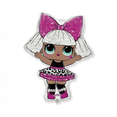 Balon foliowy 24" FX - LOL: Diva, pakowany