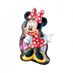 Balon foliowy SHP "Minnie" Full Body, 48 x 81 cm, zapakowany
