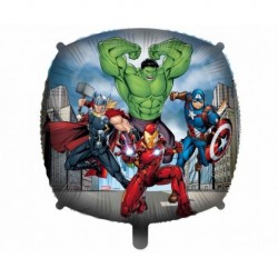 Balon foliowy Avengers, Square, 46cm, 1 szt.