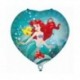 Balon foliowy Ariel Curious, Heart, 46cm, 1 szt.