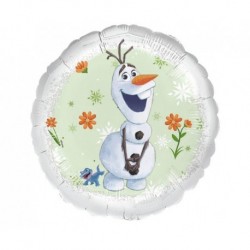 Balon foliowy 18", Disney, Frozen Olaf i Bruni , 45cm