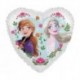 Balon foliowy 18", Disney Serce Frozen Anna i Elsa, 45cm
