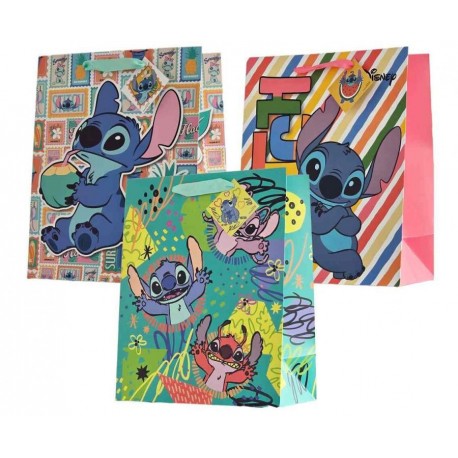 Torebka prezentowa Stitch, jumbo (XL) cm: 33/45,7/10,2, mix, 1 szt.